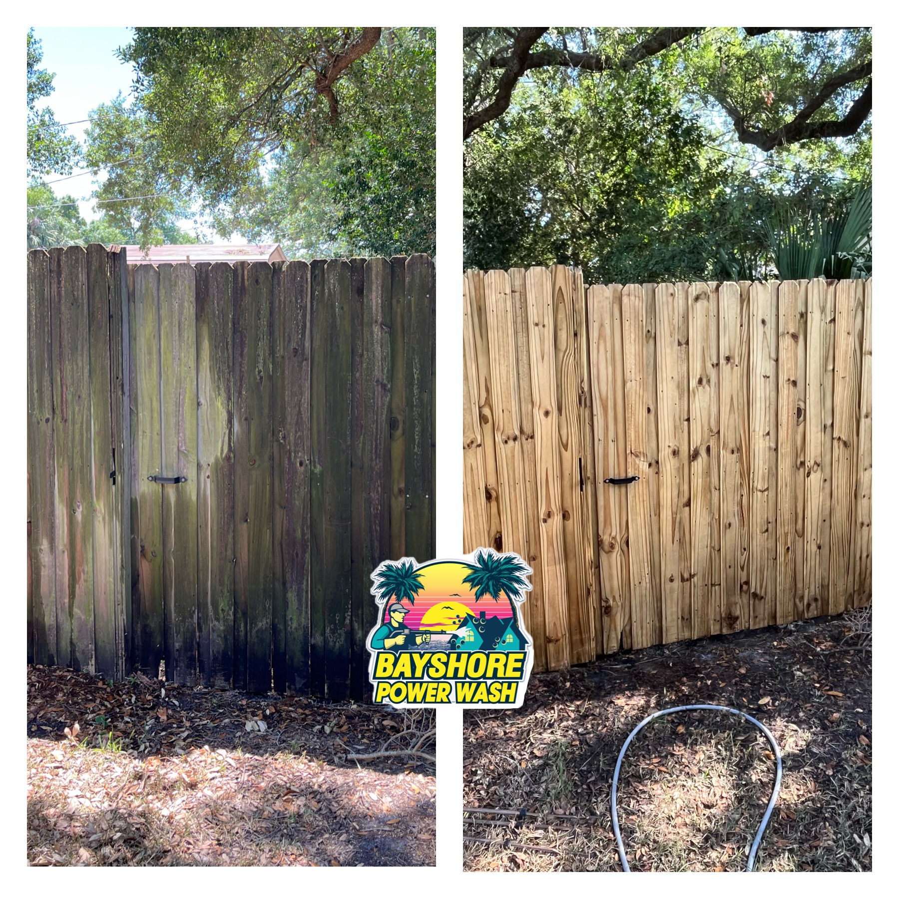 Revitalizing Wood Fences: A Stunning Transformation in Tampa Bay Thumbnail